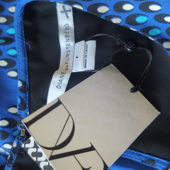 Diane von FurstenbergLiza Mix Print Tiered Silk Drop Waist Dress - Picture 9 of 12